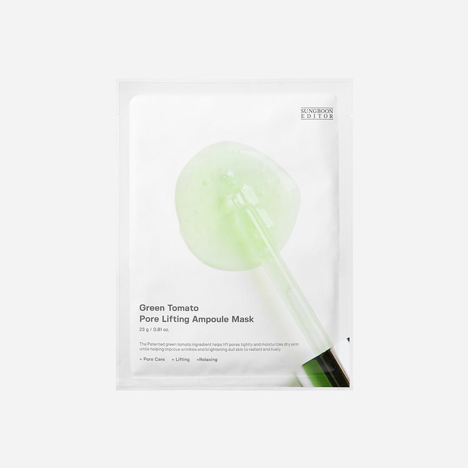 CoréelleSUNGBOON EDITORSungboon Editor Green Tomato Pore Lifting Ampoule Mask 1eaMask