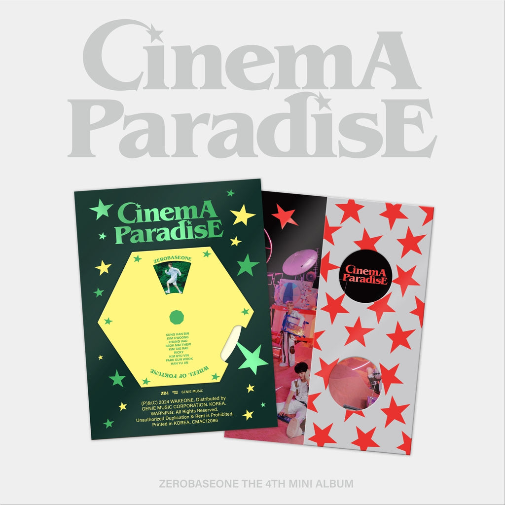 CoréelleZEROBASEONE[ZEROBASEONE] The 4th Mini Album 'CINEMA PARADISE' (ROMANCE Ver./SF Ver.) (Random Ver.)Album