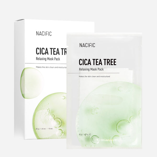 Nacific Cica Tea Tree Relaxing Mask Pack 1ea