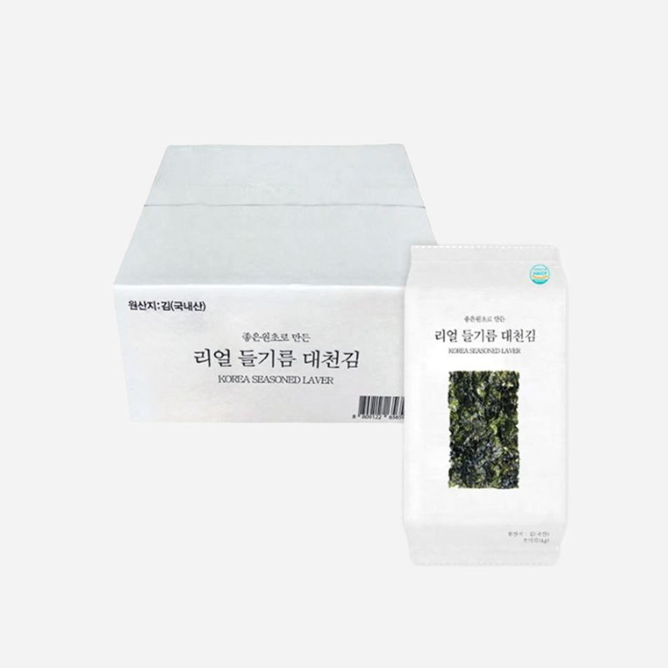 [Daechun] Seasoned Laver with Perilla Oil 4g